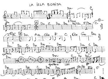 La Is La Bonita sheet