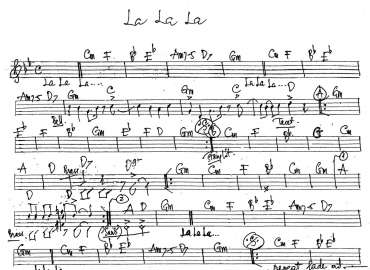 La La La sheet