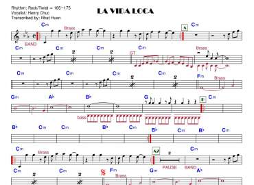 La Vida Loca sheet