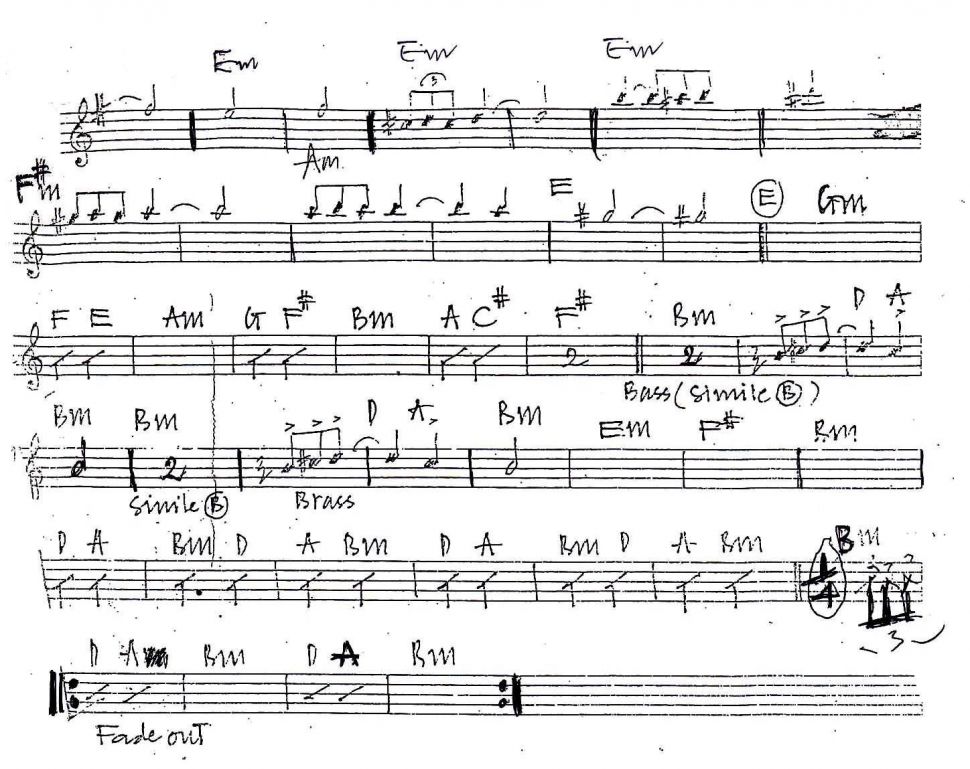 Lady Marmalade sheet