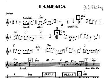 Lambada sheet
