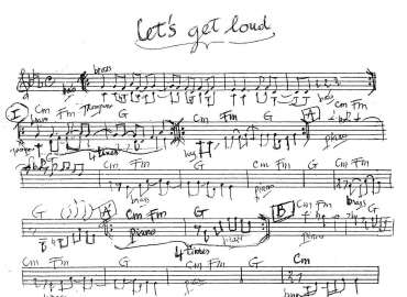Let's Get Loud sheet