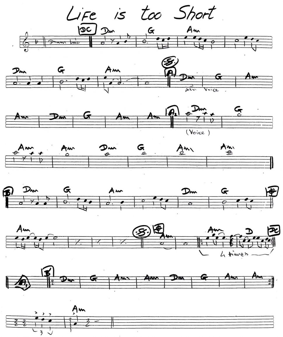 Life Is Too Short sheet