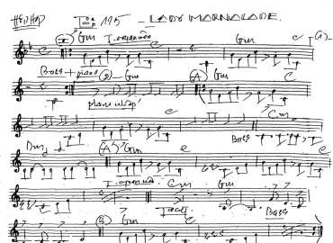 Lady Marnalade sheet