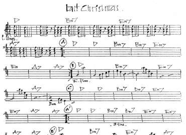 Last Christmas sheet