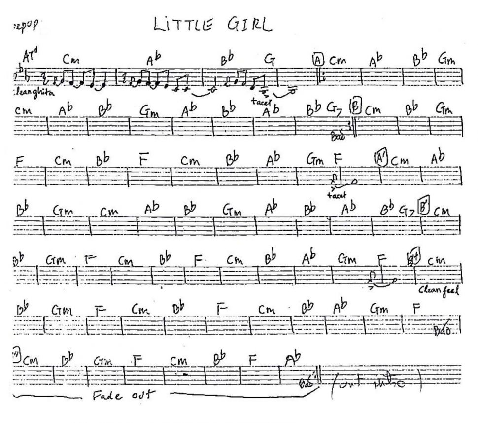 Little Girl sheet