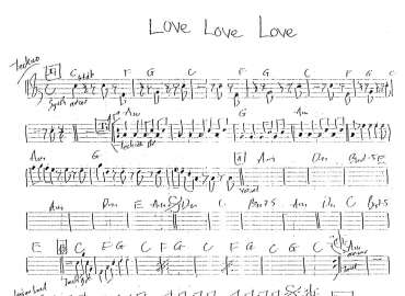 Love Love Love sheet