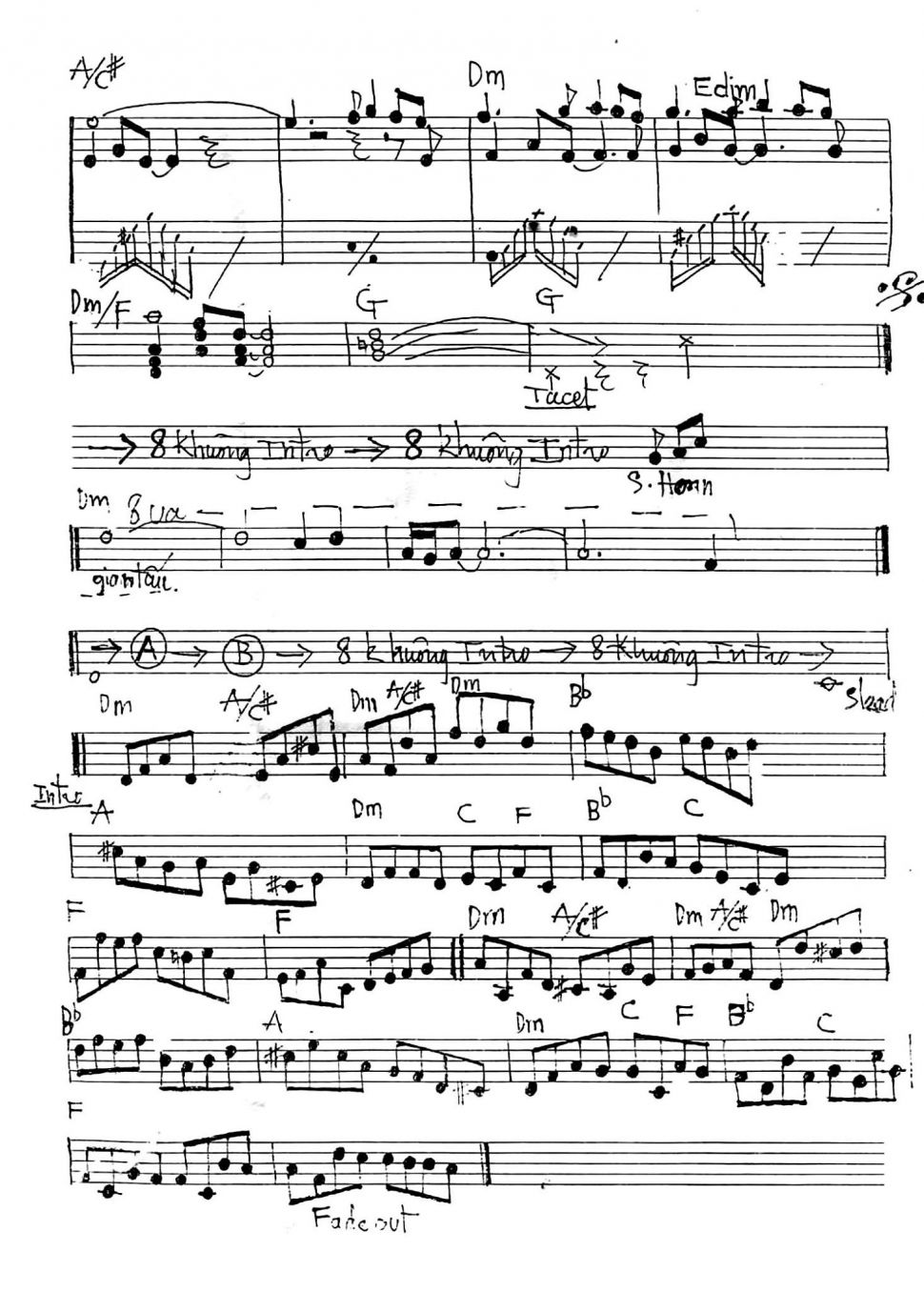 Love Take Time sheet