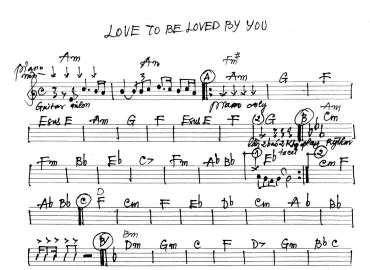 Love To Be Loved By You sheet