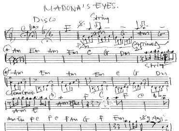 Madona's Eyes sheet