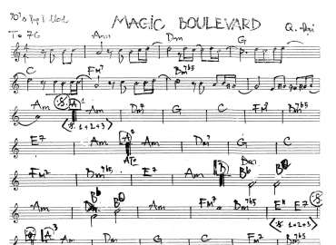 Magic Boulevard sheet