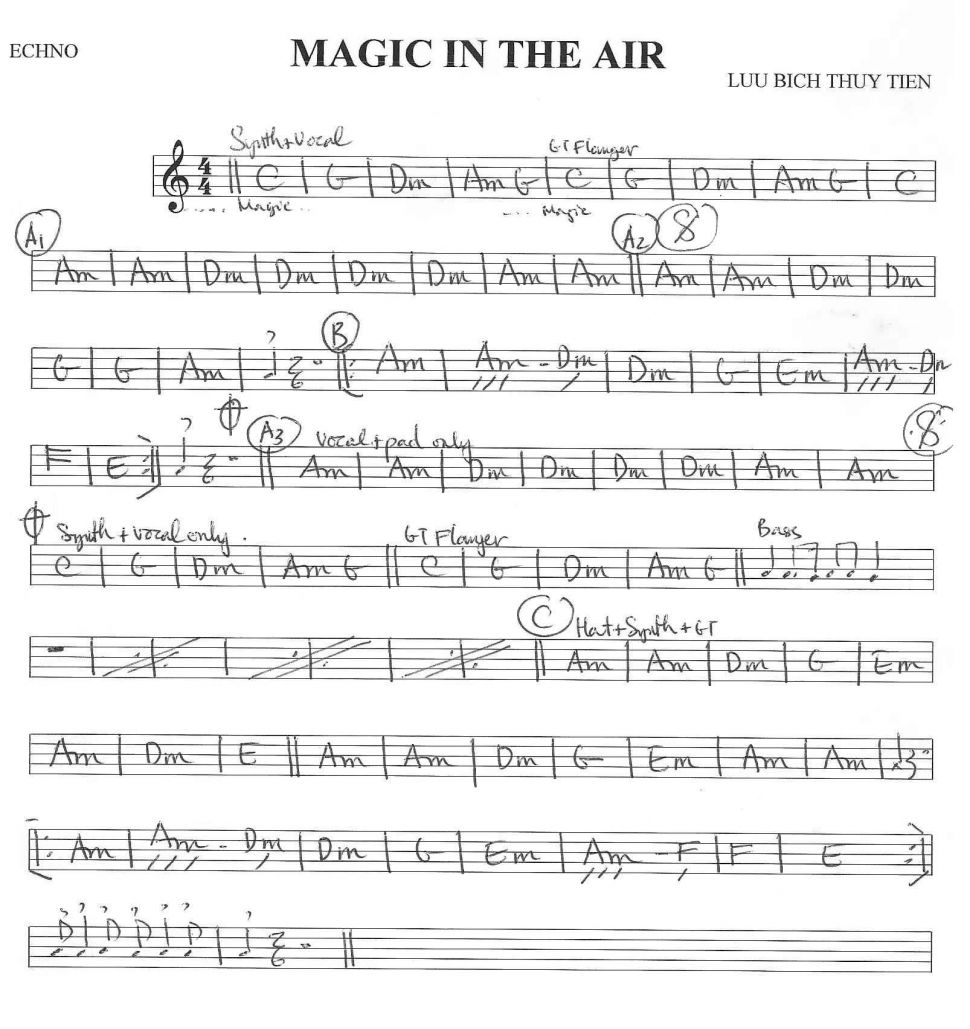 Magic In The Air sheet