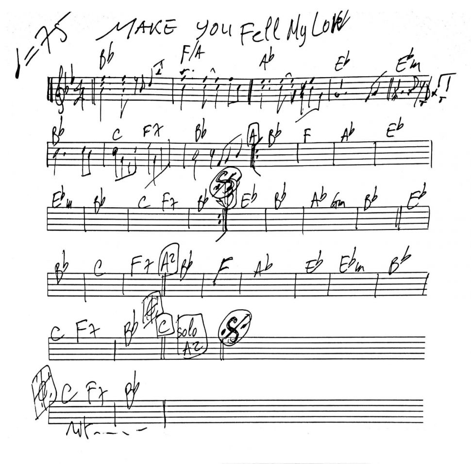 Make You Feel My Love sheet