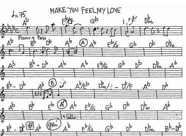 Make You Feel My Love sheet