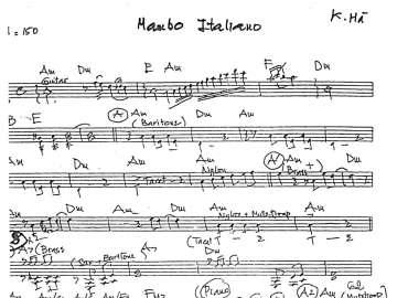 Mambo Italiano sheet 