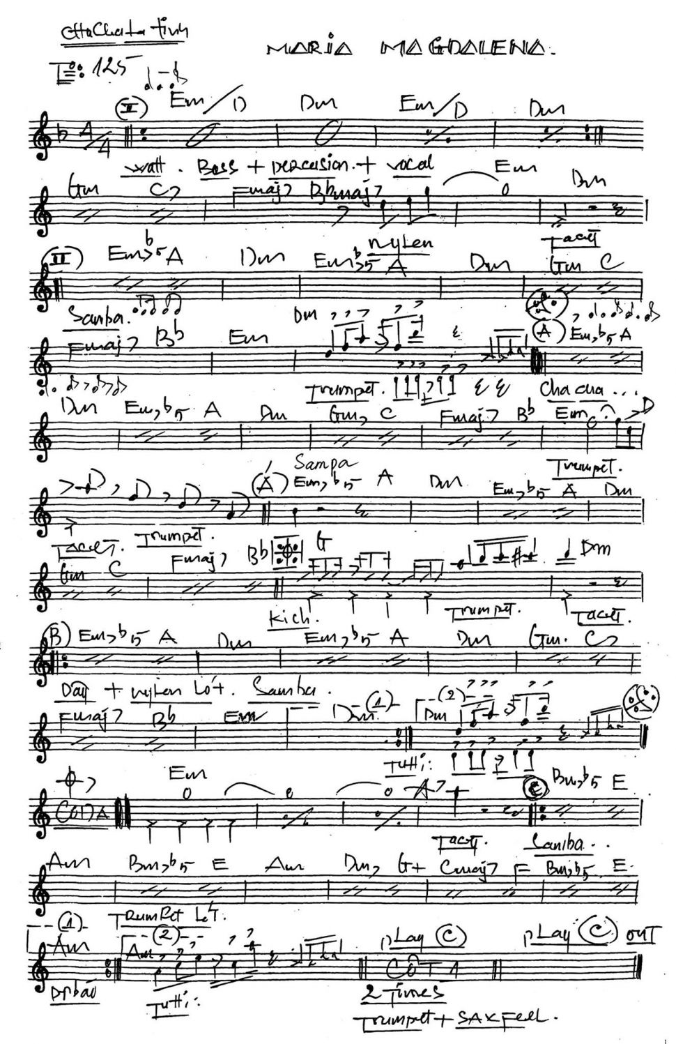 Maria Magdalena sheet