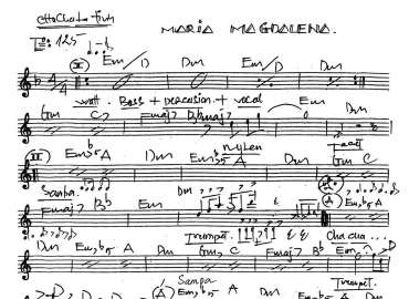 Maria Magdalena sheet