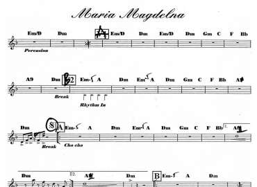 Maria Magdelna sheet