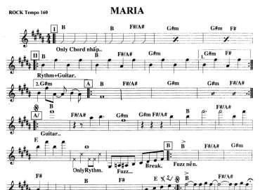 Maria sheet