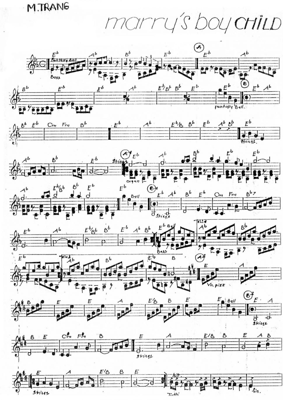 Marrry's Boy Child sheet