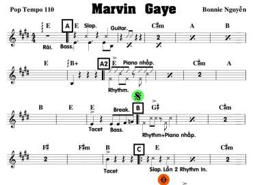 Marvin Gaye sheet