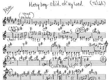 Mary boy Chid. Oh! My Lord sheet