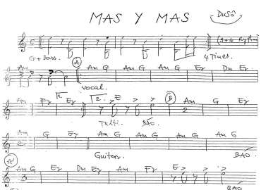 Mas Y Mas sheet