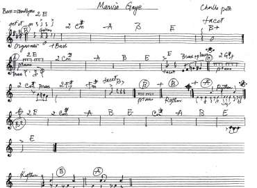 Marvin Gaye sheet