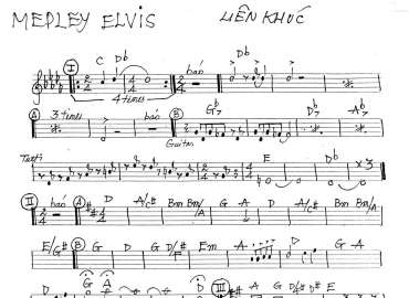 Medley Elvis sheet