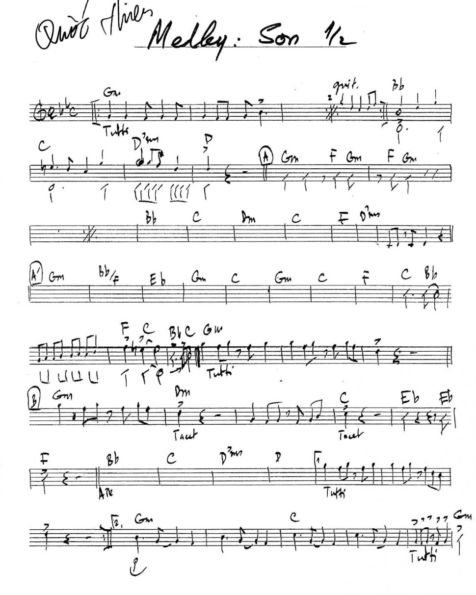 Medley Son sheet