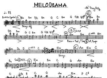 Melodrama sheet