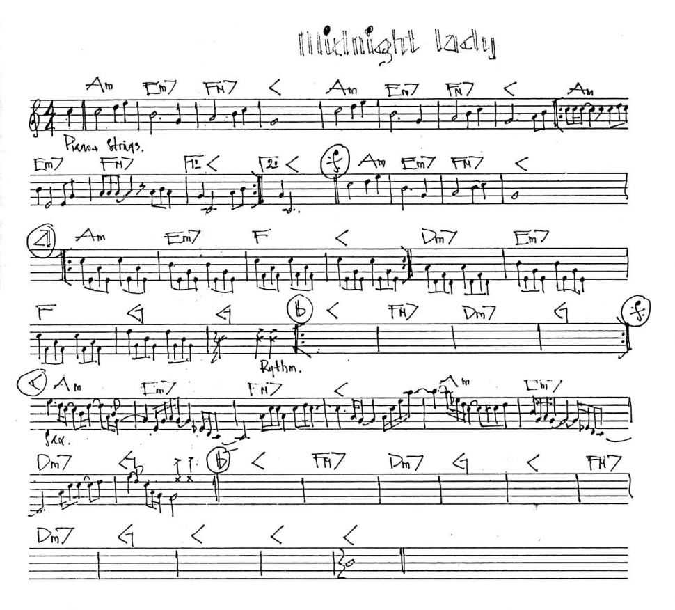 Midnight Lady sheet