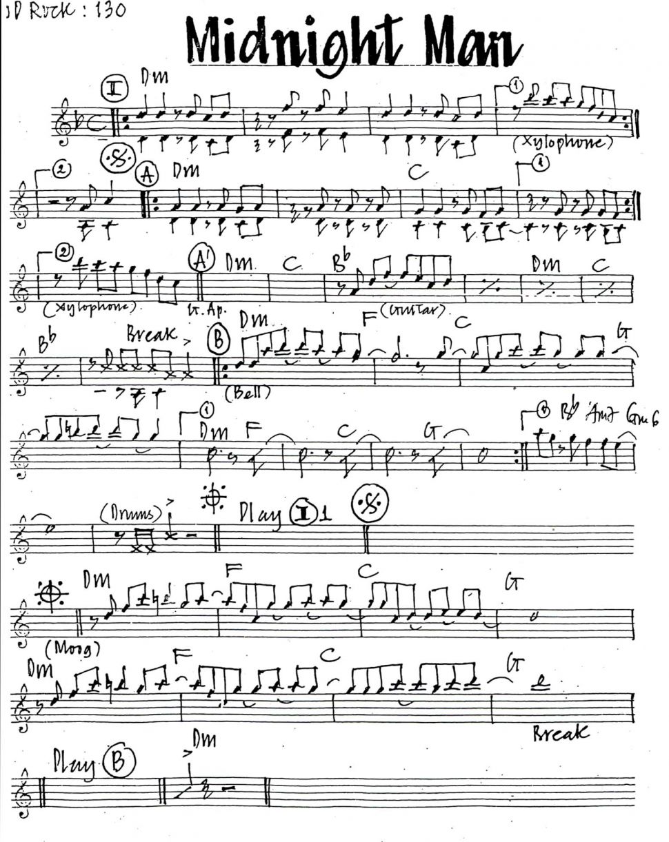 Midnight Man sheet