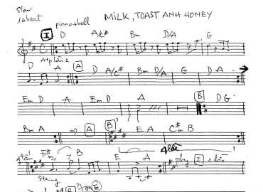 Milk, Toast Anh Honey sheet