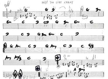 Miss You Like Crazy sheet