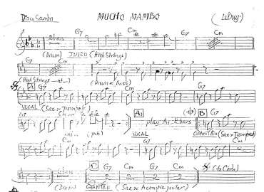 Mucho Mambo sheet