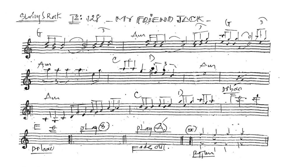 MY Friend Jack sheet