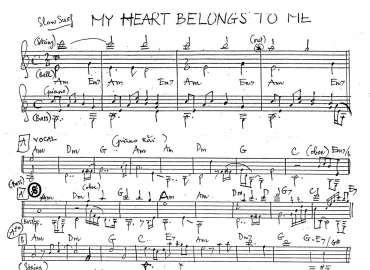 My Heart Belongs To Me sheet