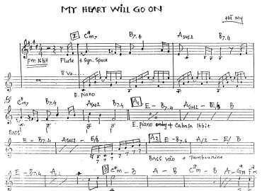 My Heart Will Go On sheet