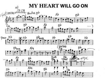 My Heart Will Go On sheet