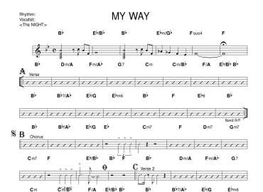 My Way sheet