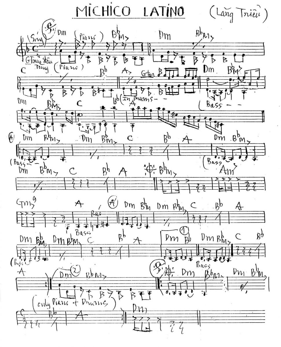 Michico Latino sheet
