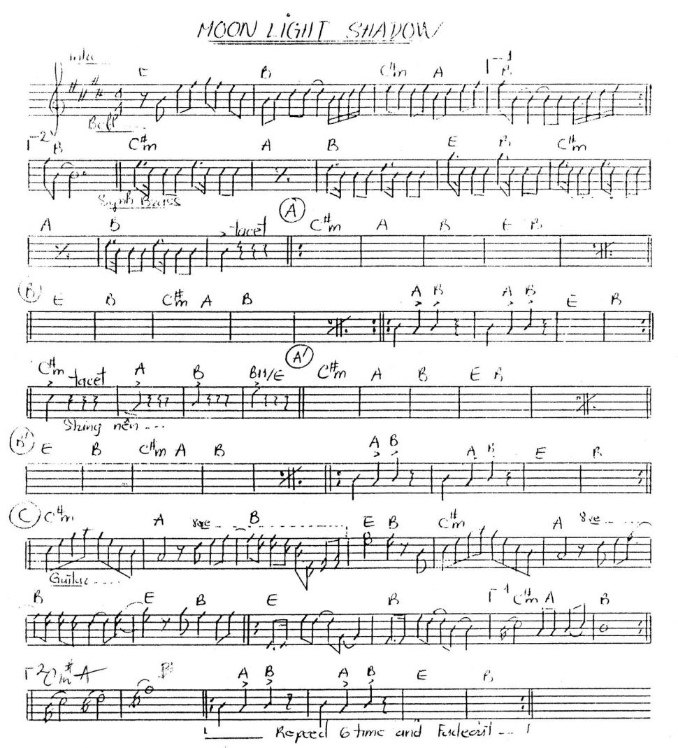 Moon Light Shadow sheet