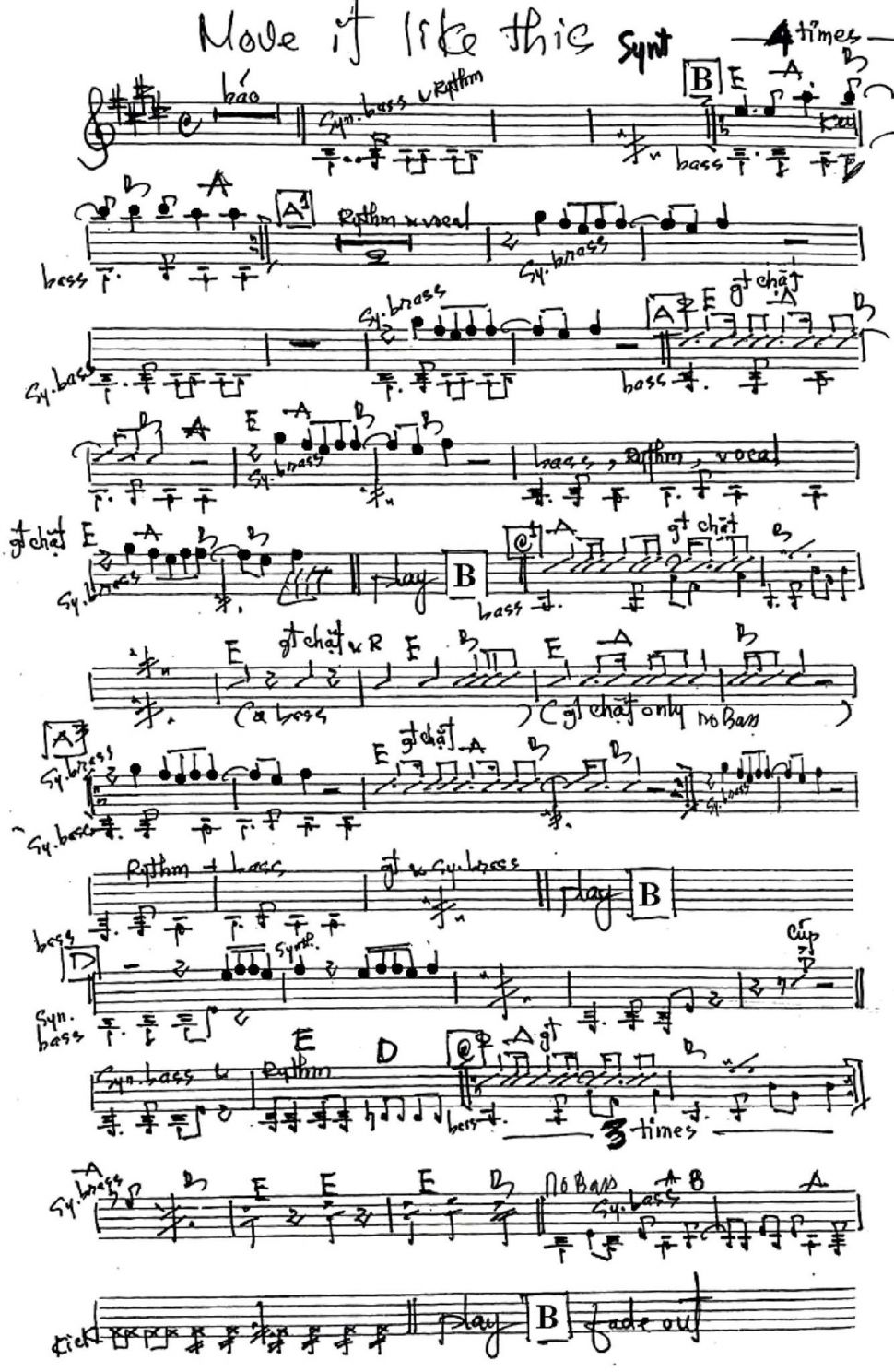 Move It Like This sheet