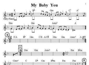 My Baby You sheet
