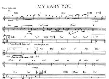 My Baby You sheet