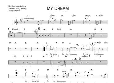 My Dream sheet