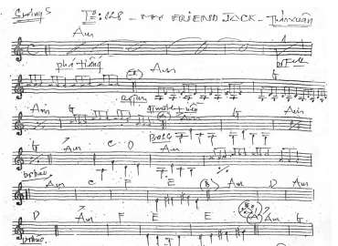 My Friend Jack sheet