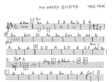 My Happy Ending sheet