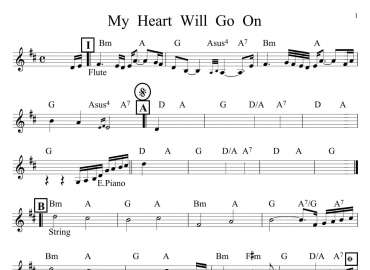 My Heart Will Go On sheet